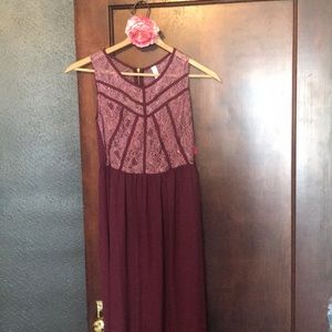 Floor length dress